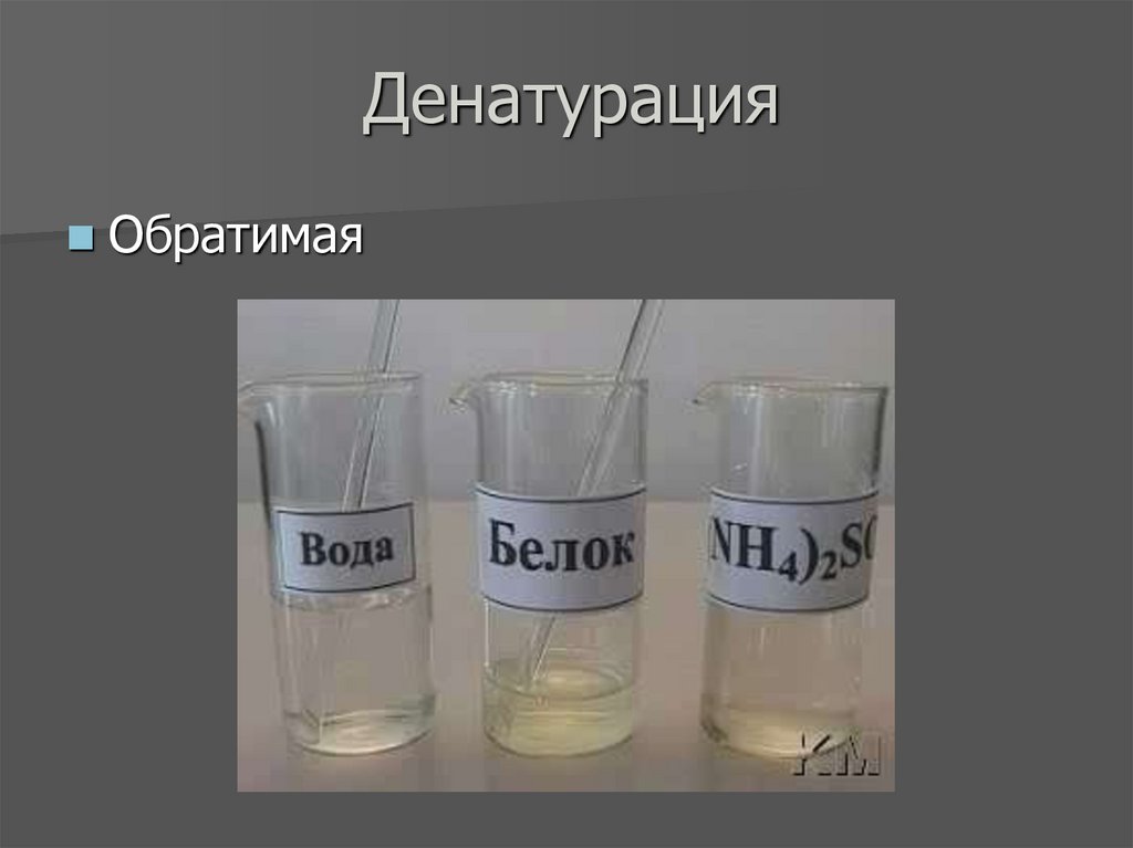 Денатурация