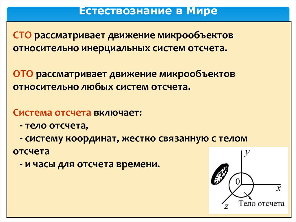 Естествознание в Мире