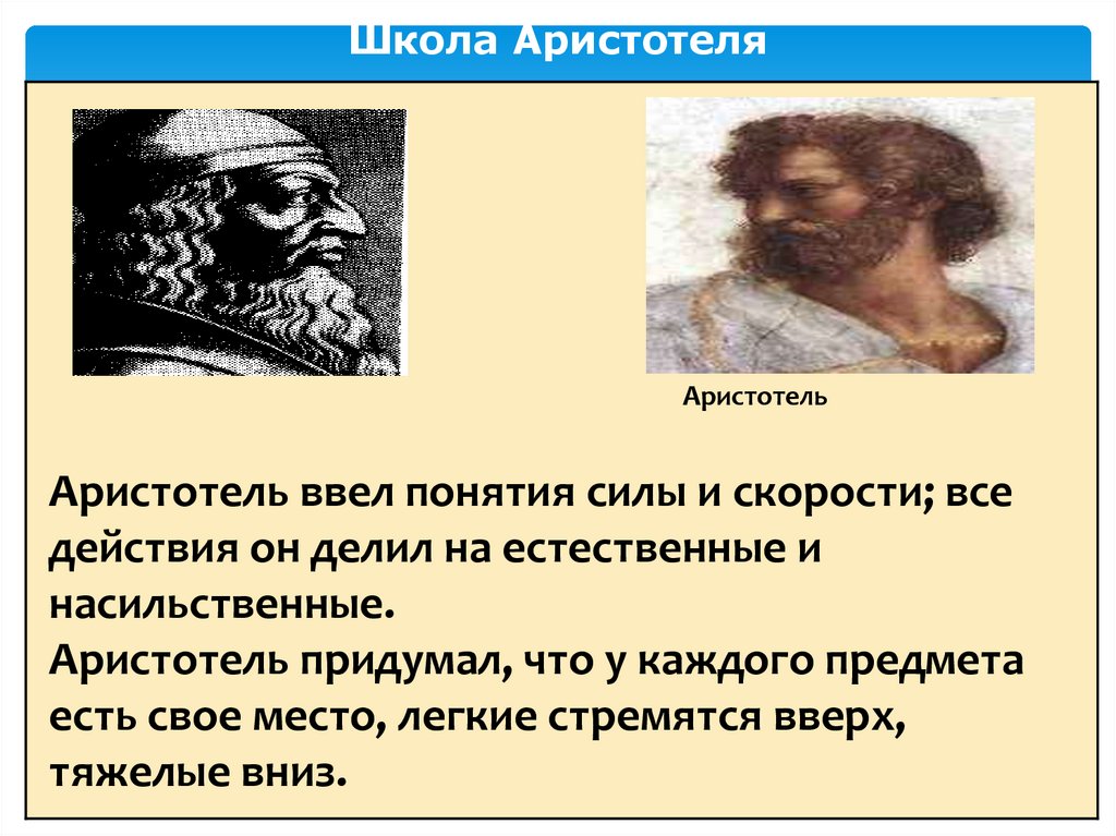 Школа Аристотеля