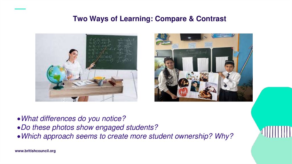 Two Ways of Learning: Compare & Contrast