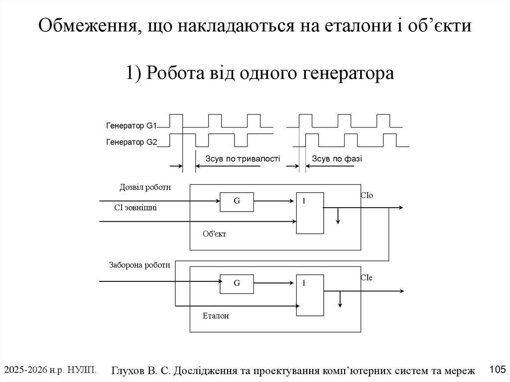 Обмеження, що накладаються на еталони і об’єкти