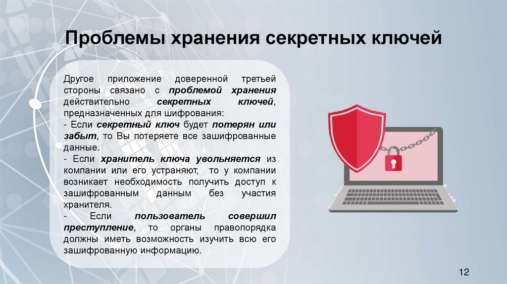 Проблемы хранения секретных ключей