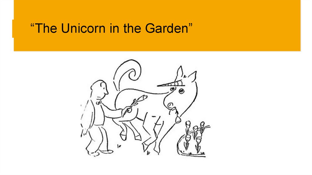 “The Unicorn in the Garden”