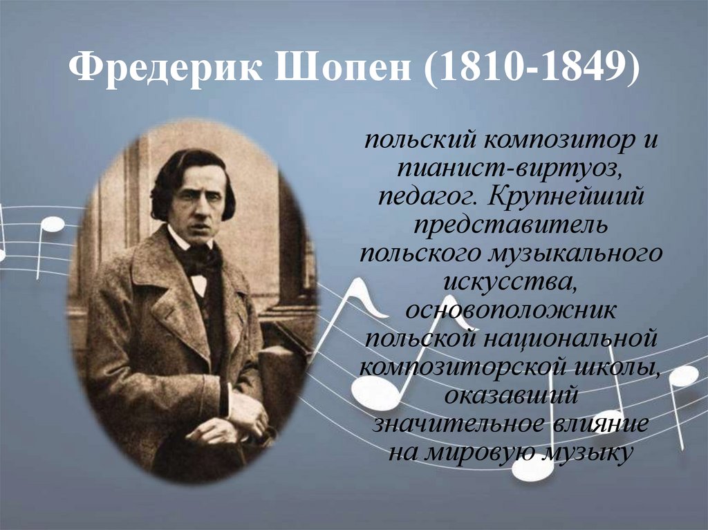 Фредерик Шопен (1810-1849)