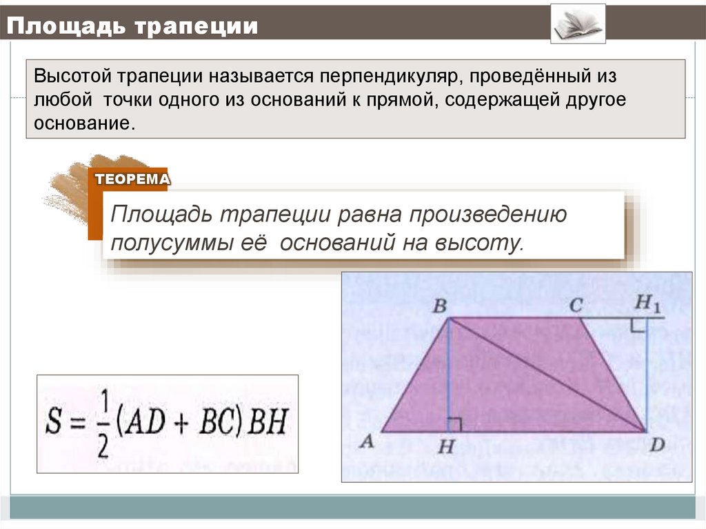 Площадь трапеции