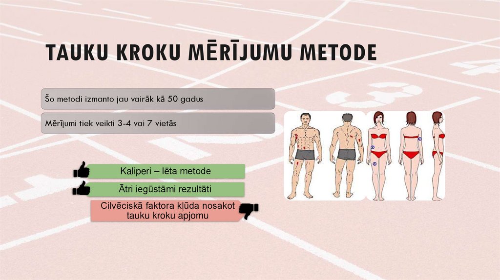 Tauku kroku mērījumu metode