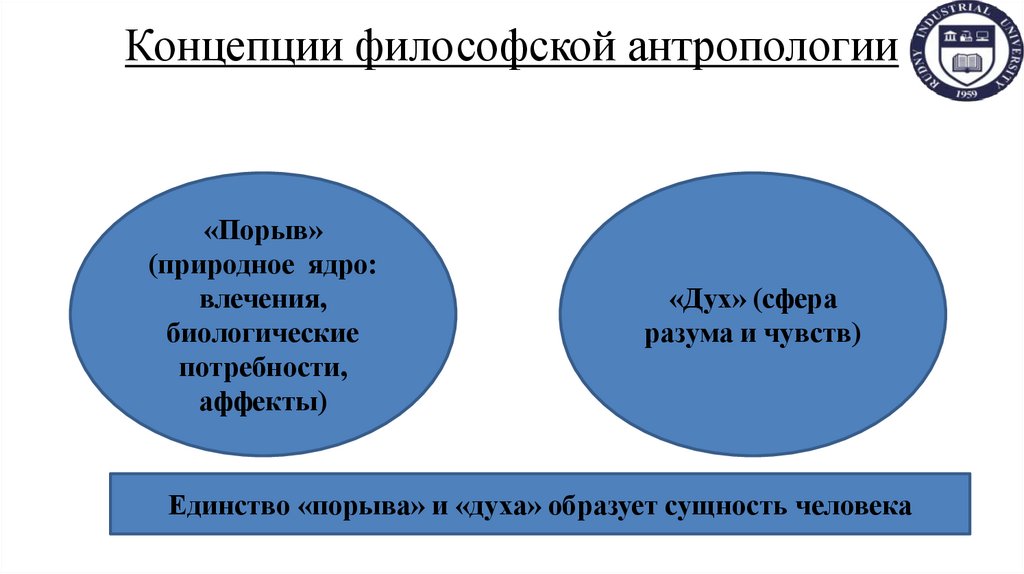 Концепции философской антропологии