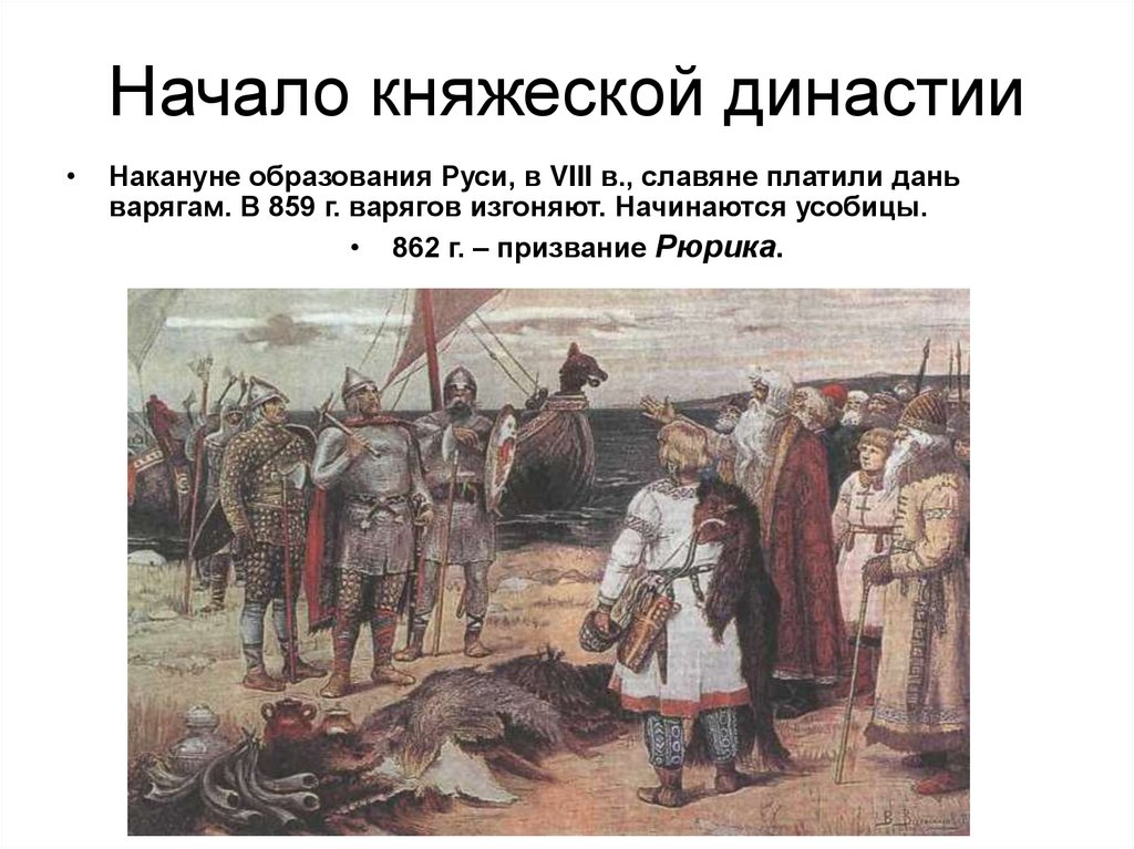 Начало княжеской династии