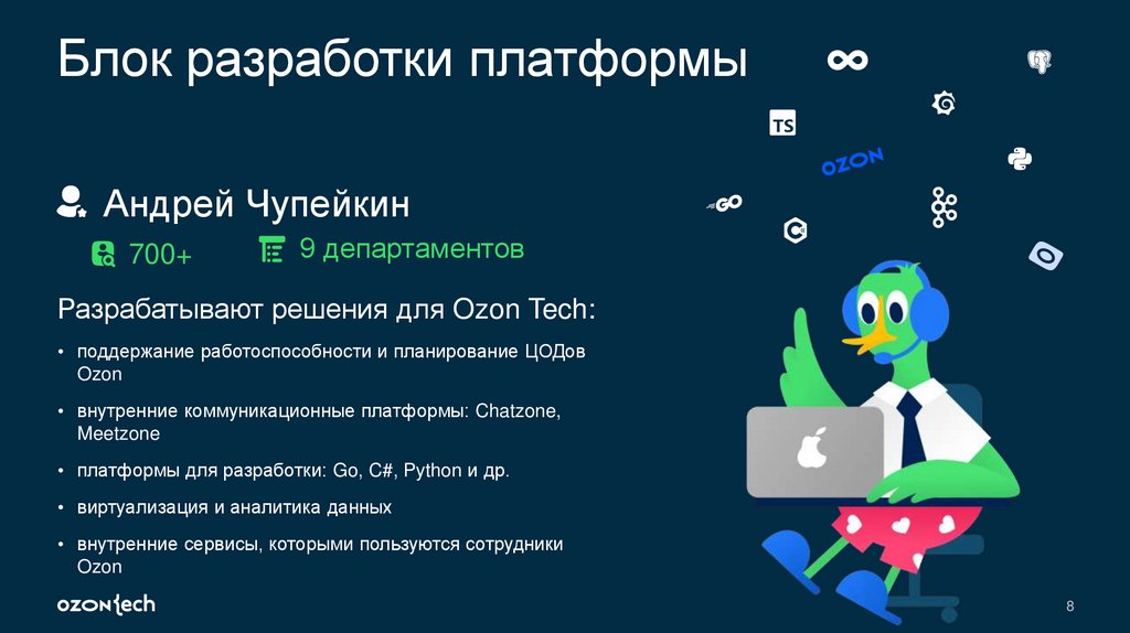 Блок разработки платформы