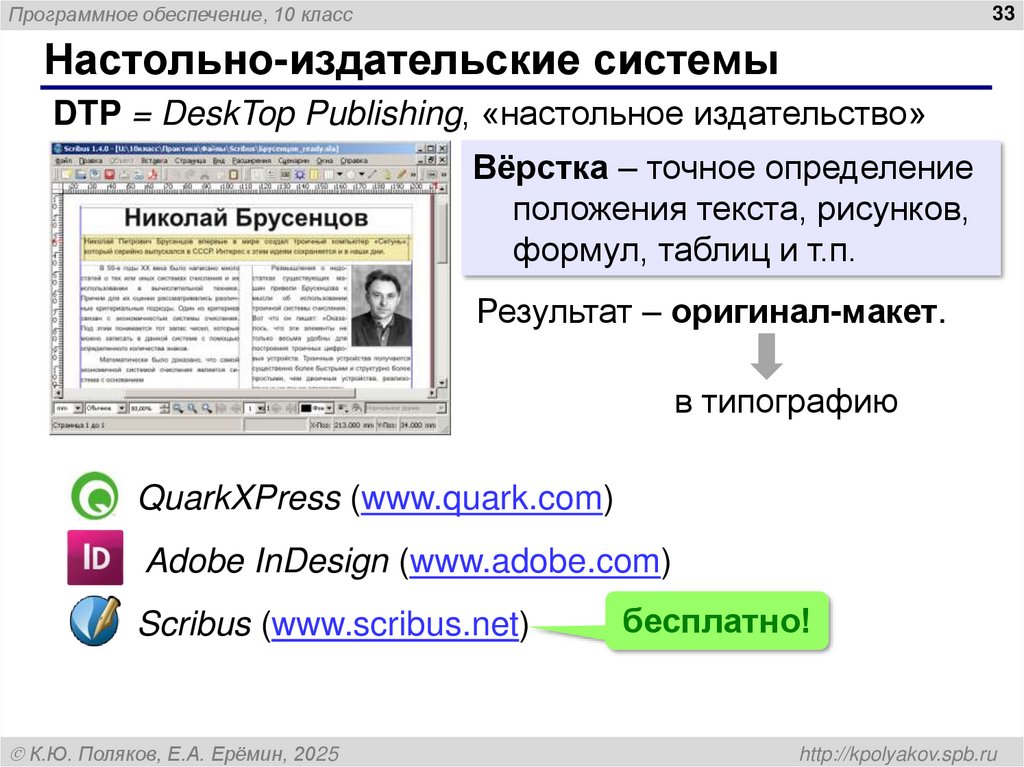 Настольно-издательские системы