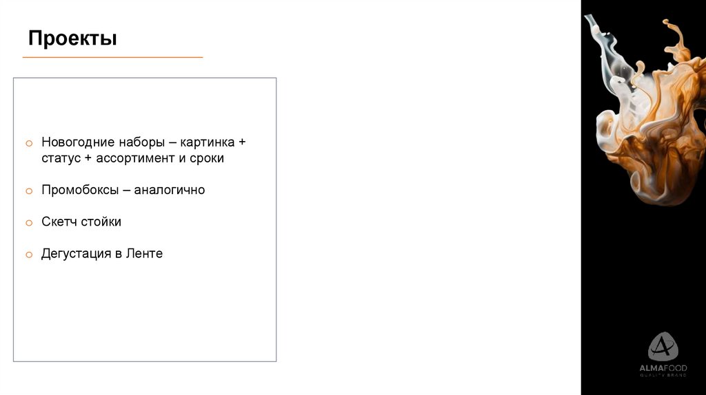 Новые продукты