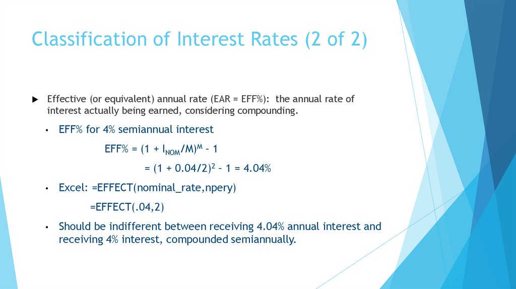 Classification of Interest Rates (2 of 2)