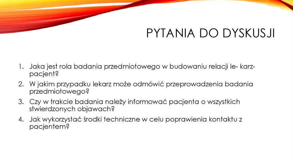 Pytania do dyskusji