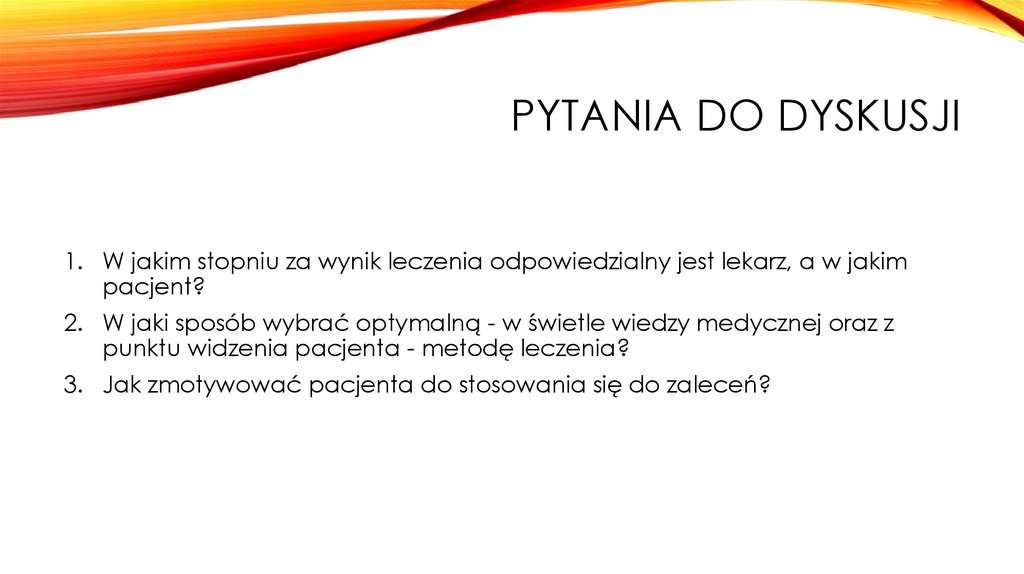Pytania do dyskusji