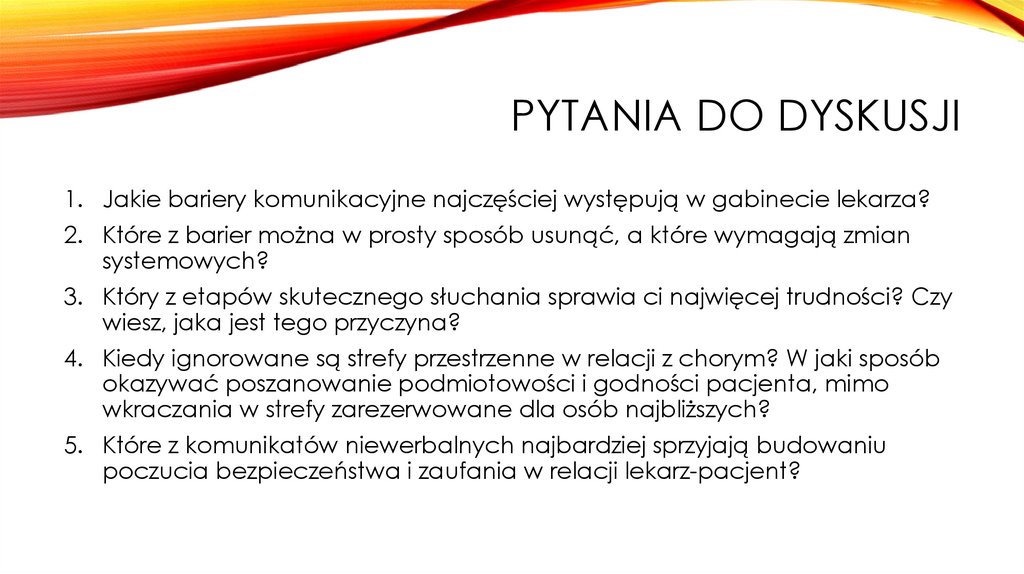 Pytania do dyskusji