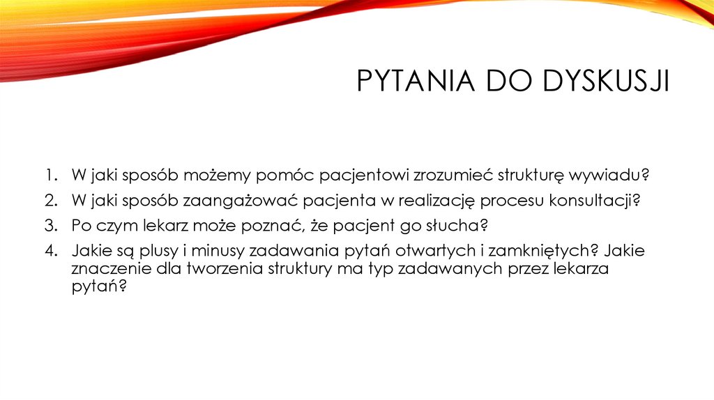 Pytania do dyskusji