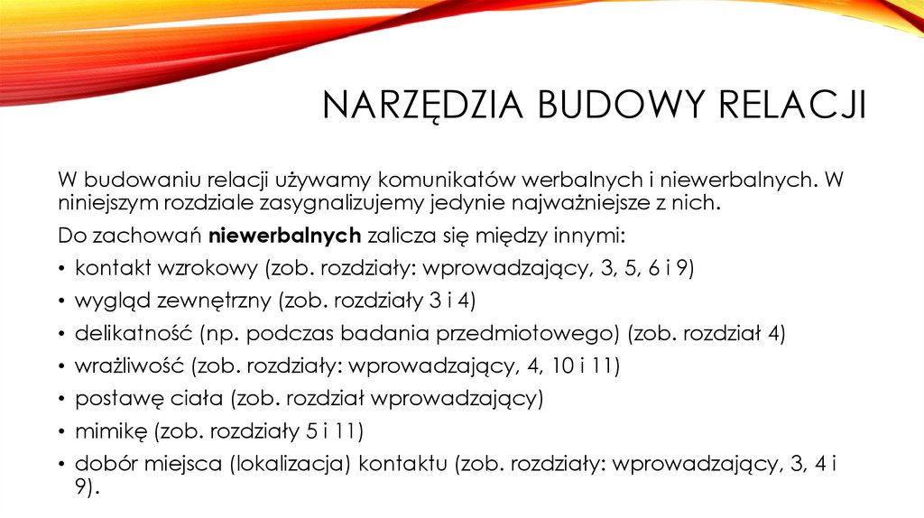Narzędzia budowy relacji