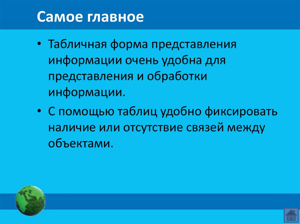 Самое главное