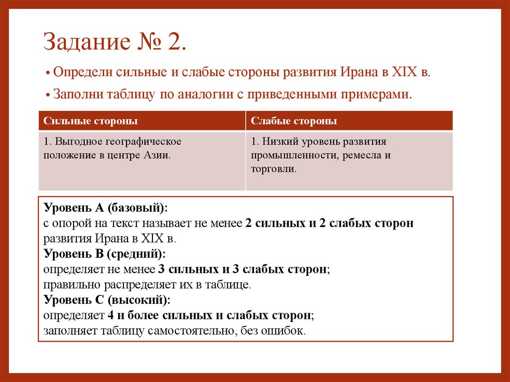Задание № 2.