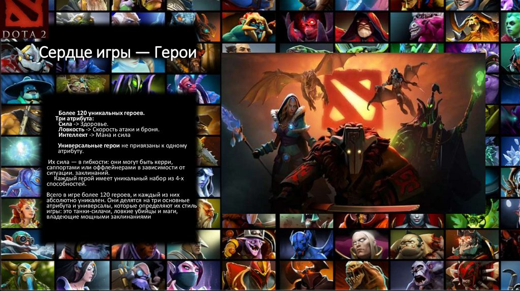 Сердце игры — Герои