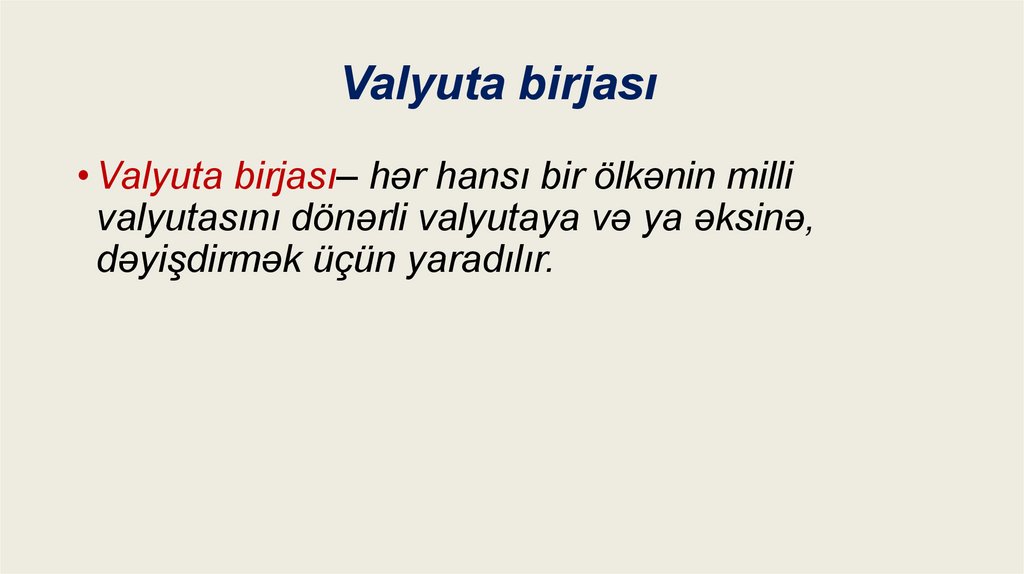 Valyuta birjası