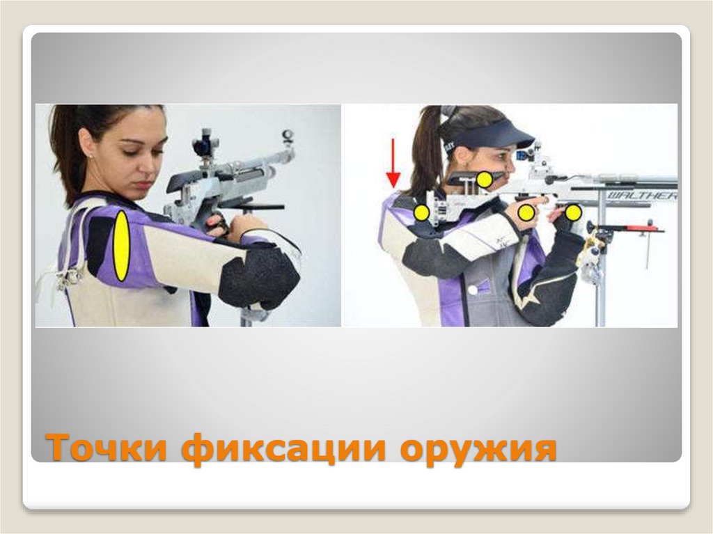 Точки фиксации оружия