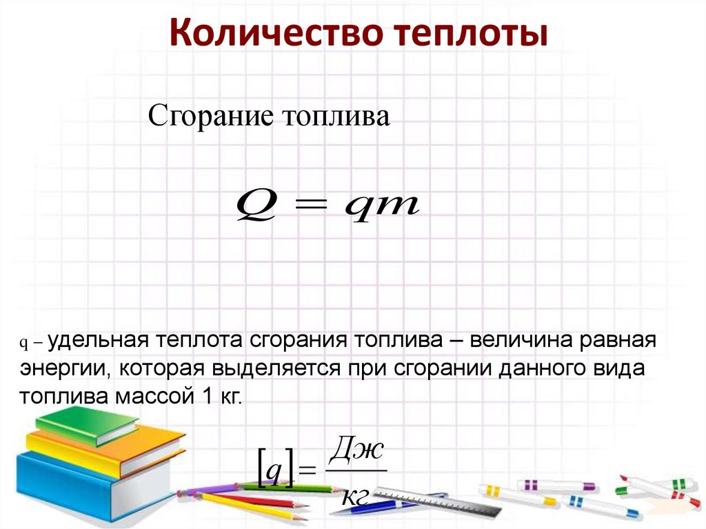 Количество теплоты