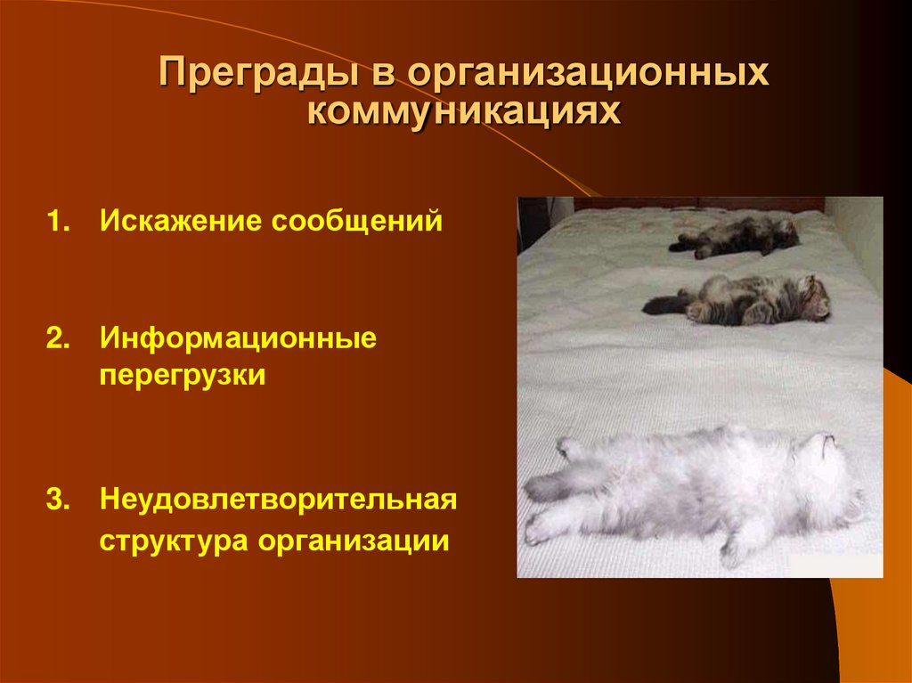 Преграды в организационных коммуникациях