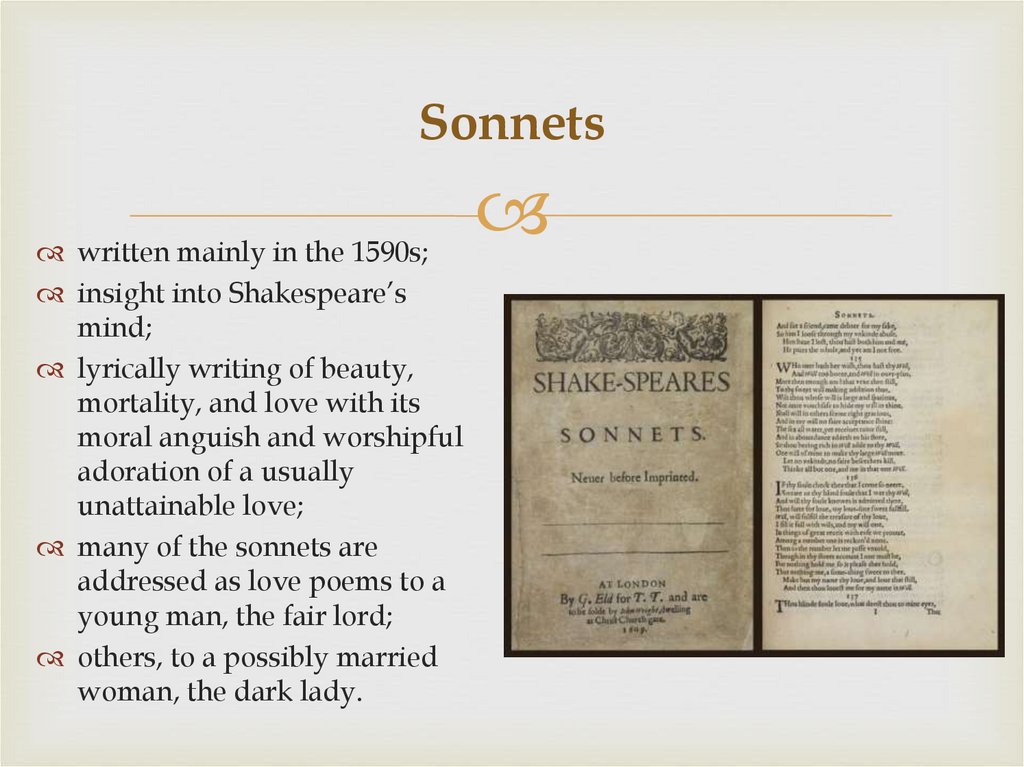 Sonnets