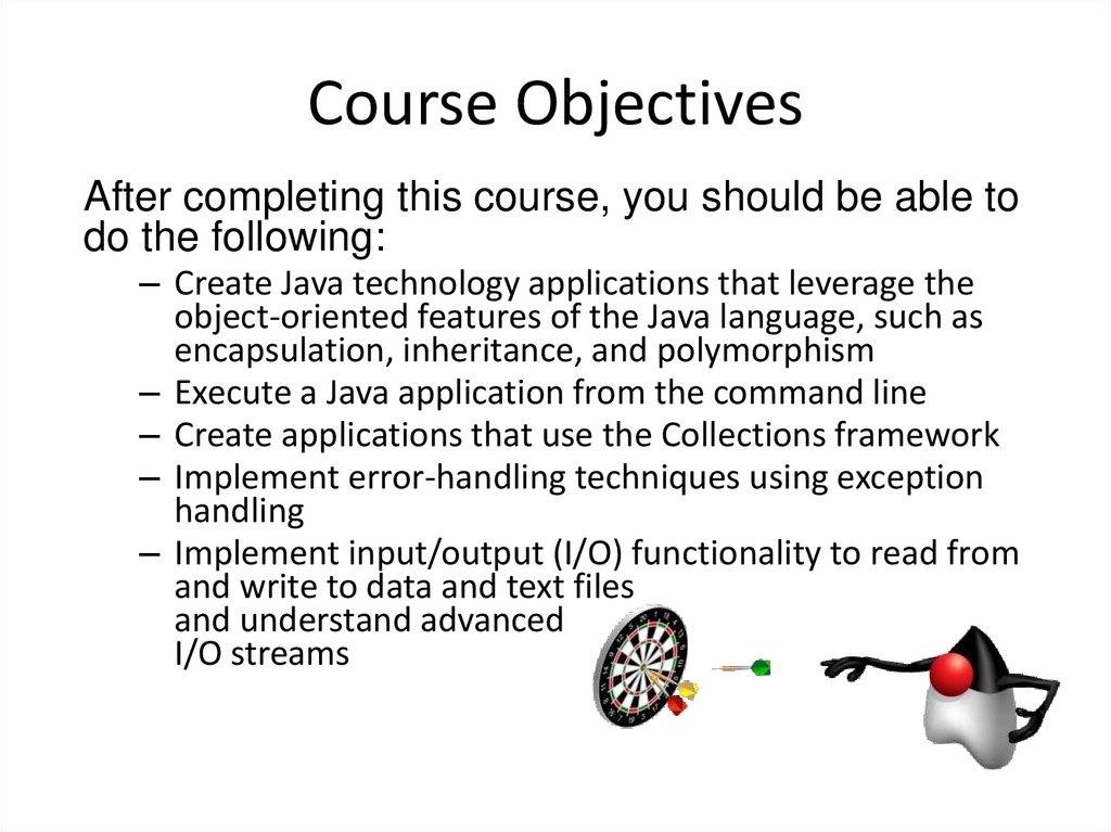 Course Objectives