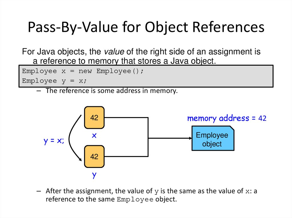 Pass-By-Value for Object References