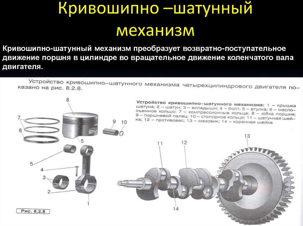 Кривошипно –шатунный механизм
