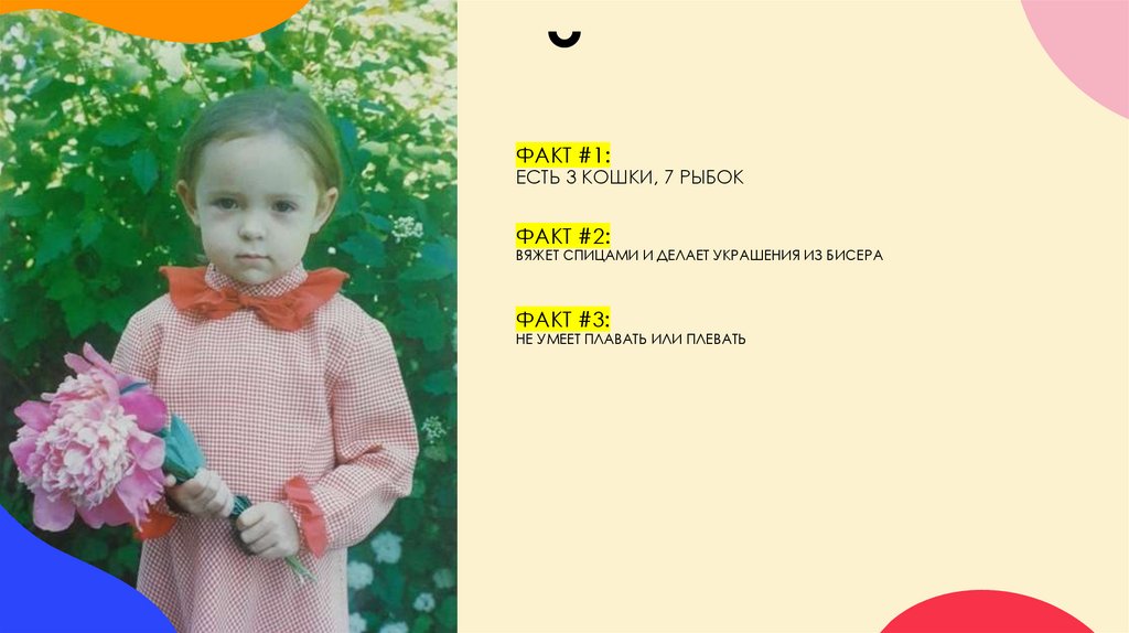 ФАКТ #1: Есть 3 кошки, 7 рыбок