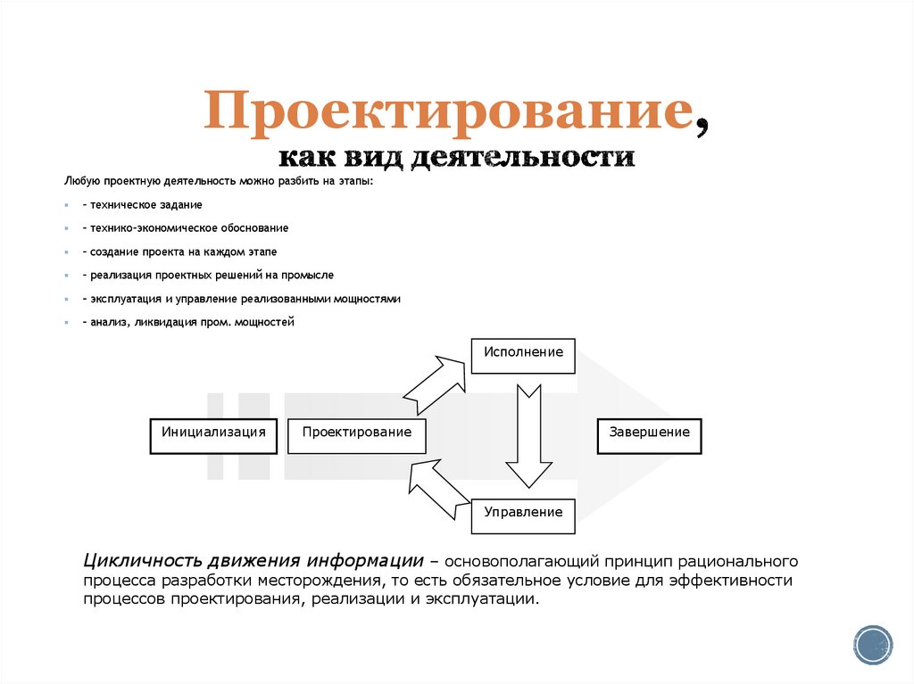Проектирование, как вид деятельности