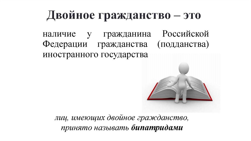 Двойное гражданство – это 