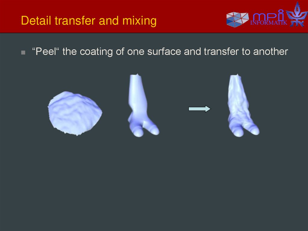 Detail transfer and mixing