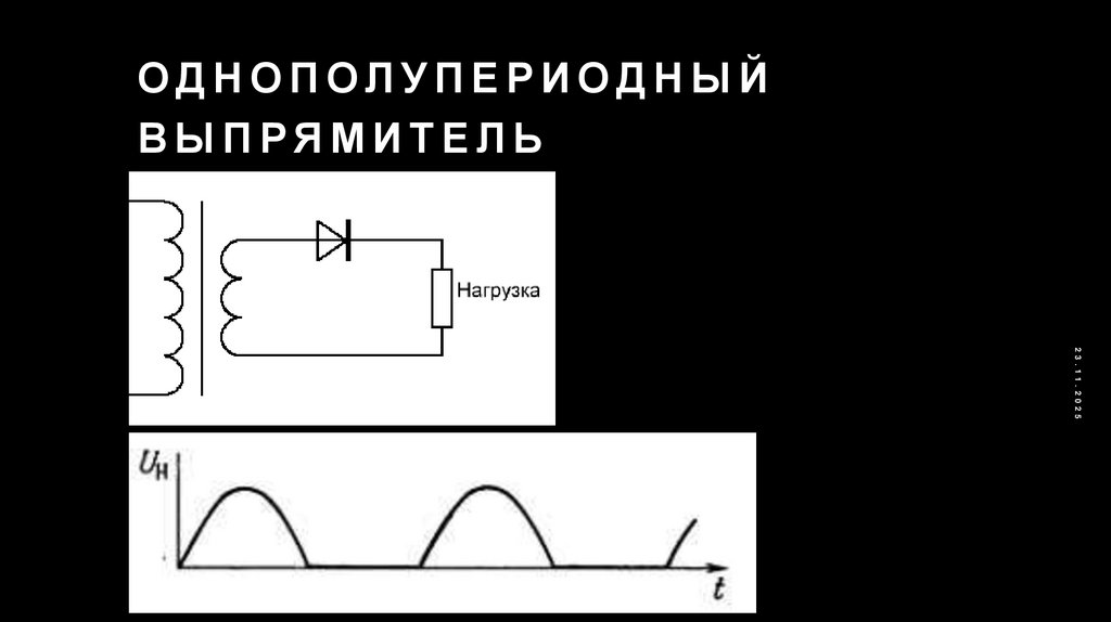Однополупериодный выпрямитель