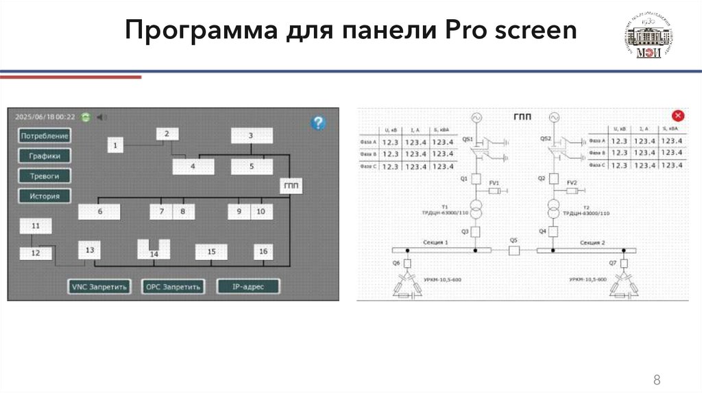 Программа для панели Pro screen