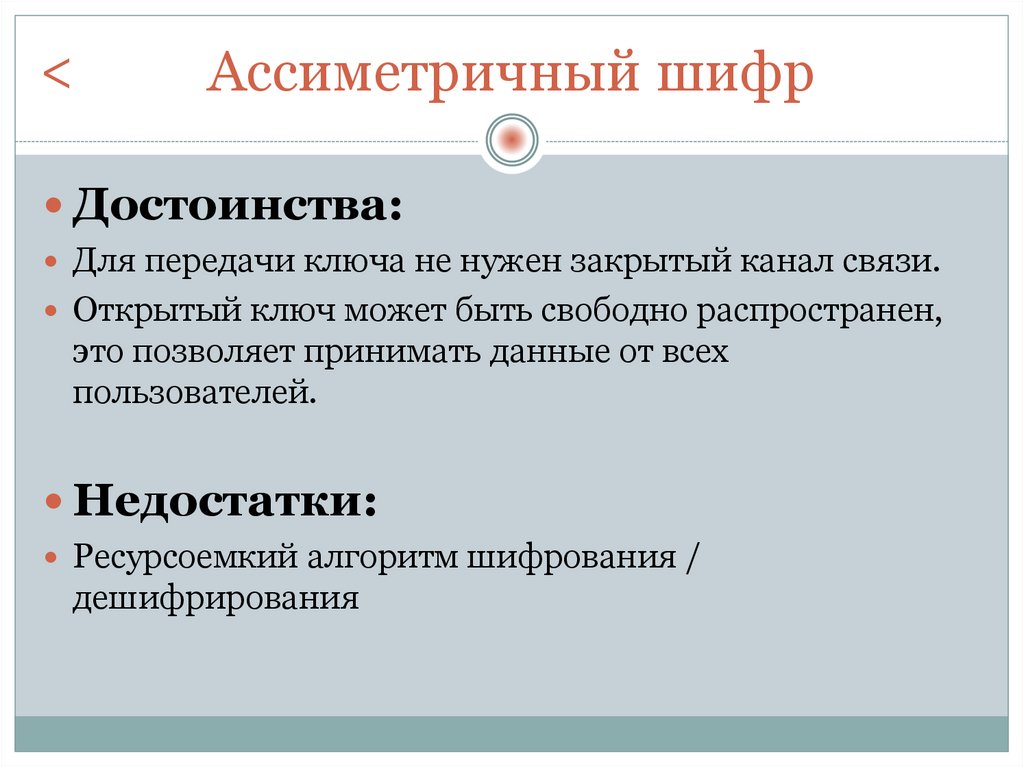 Ассиметричный шифр