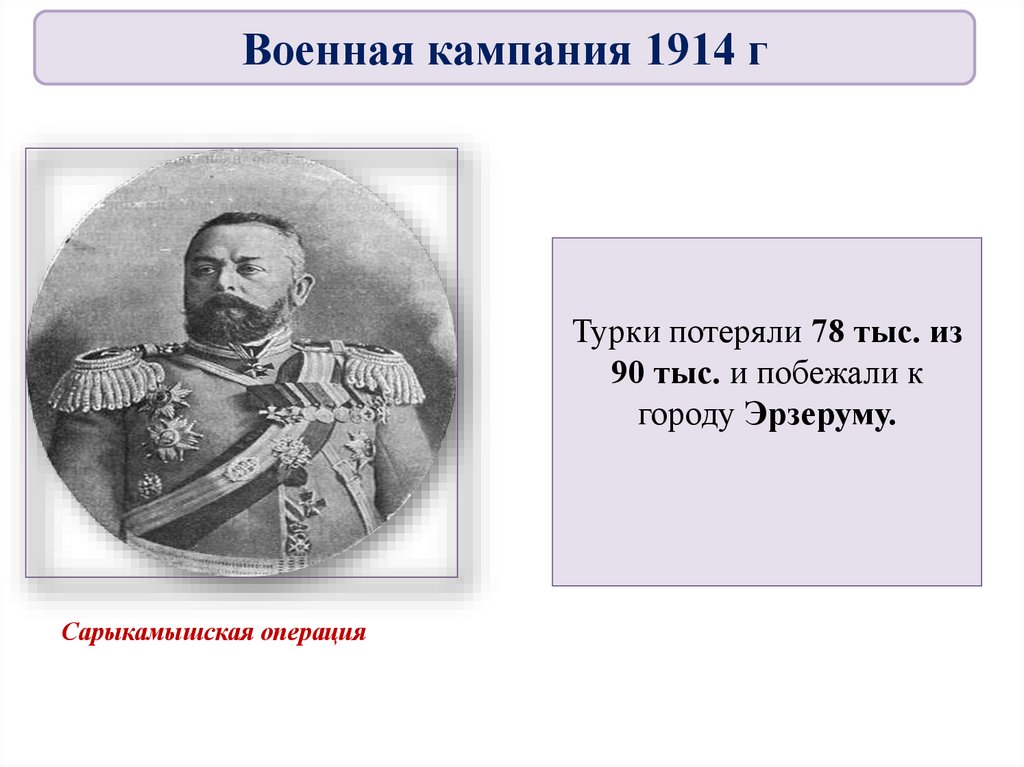 Турки потеряли 78 тыс. из 90 тыс. и побежали к городу Эрзеруму.