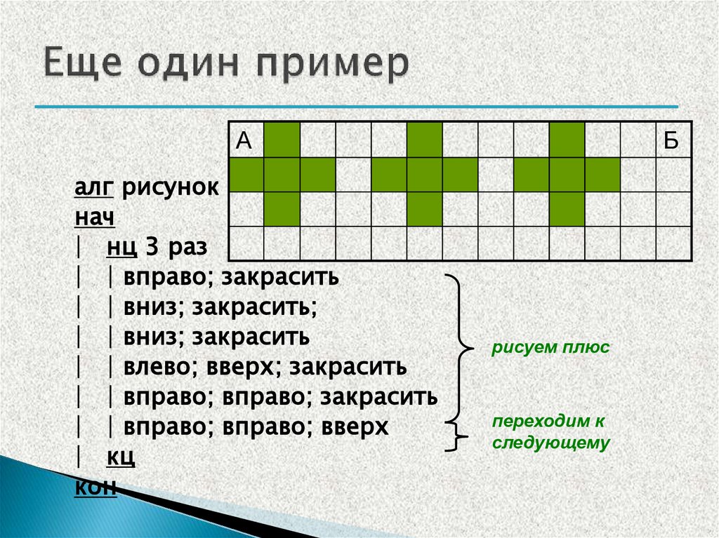 Еще один пример