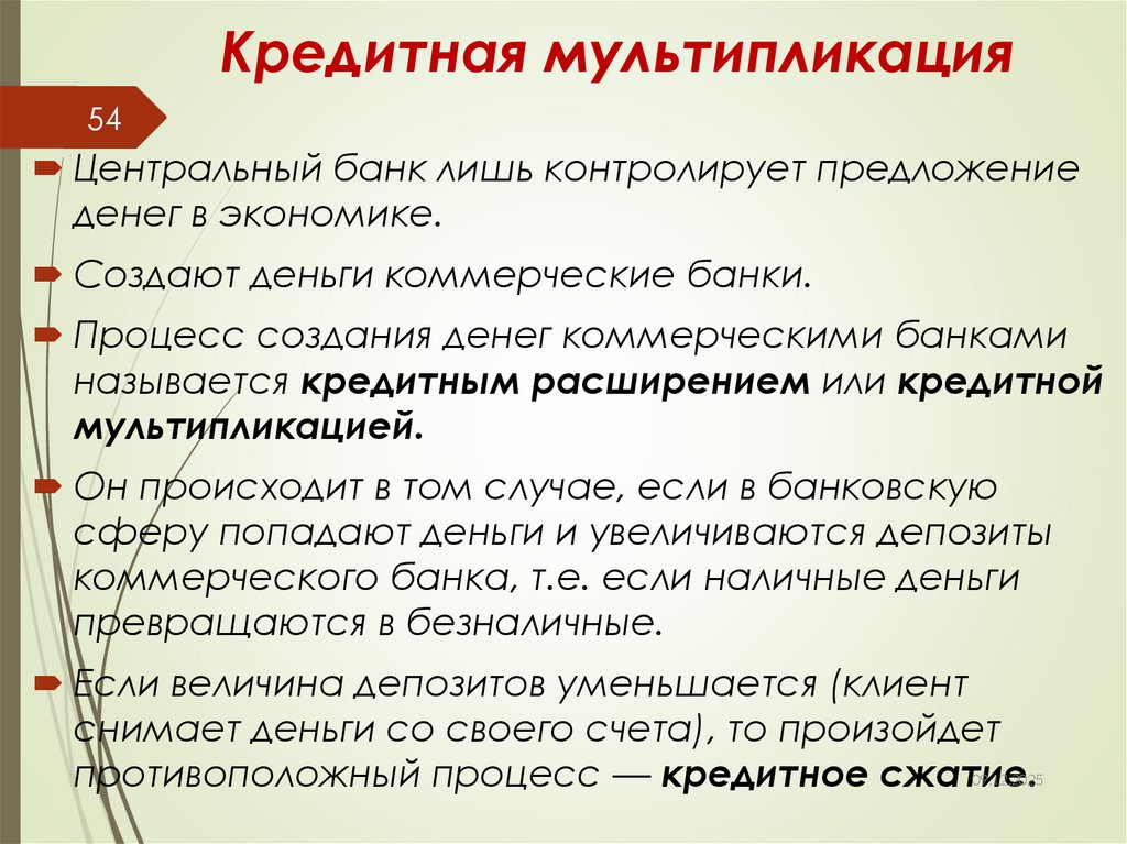 Кредитная мультипликация