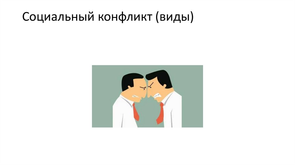 Социальный конфликт (виды)
