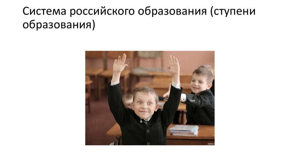 Система российского образования (ступени образования)