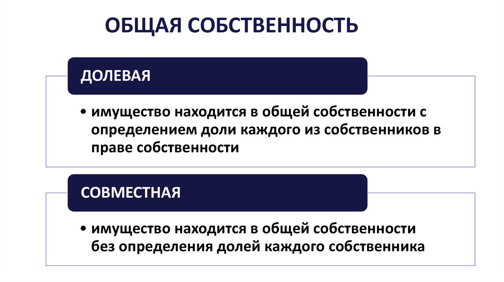 ОБЩАЯ СОБСТВЕННОСТЬ