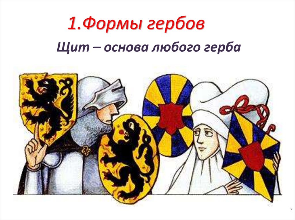 1.Формы гербов