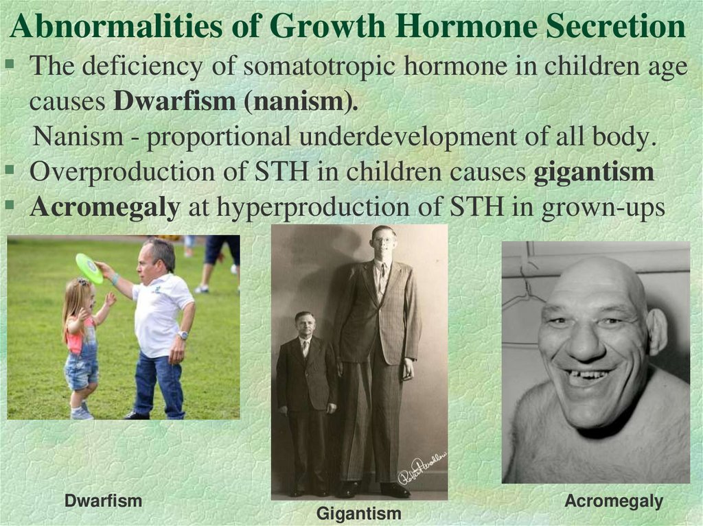 Abnormalities of Growth Hormone Secretion