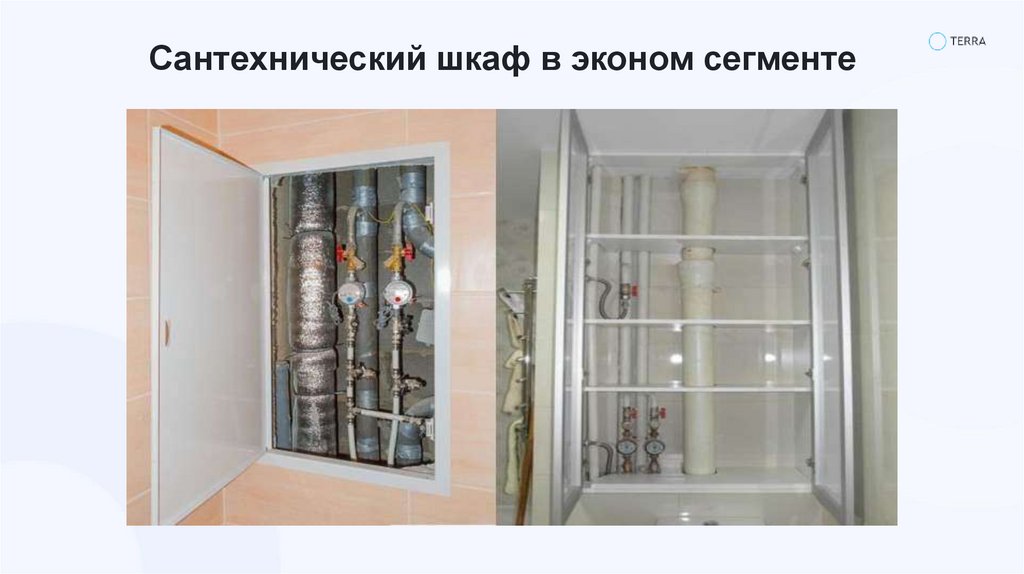 Сантехнический шкаф в эконом сегменте