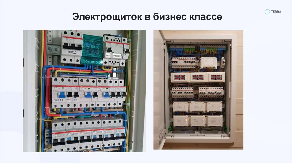 Электрощиток в бизнес классе