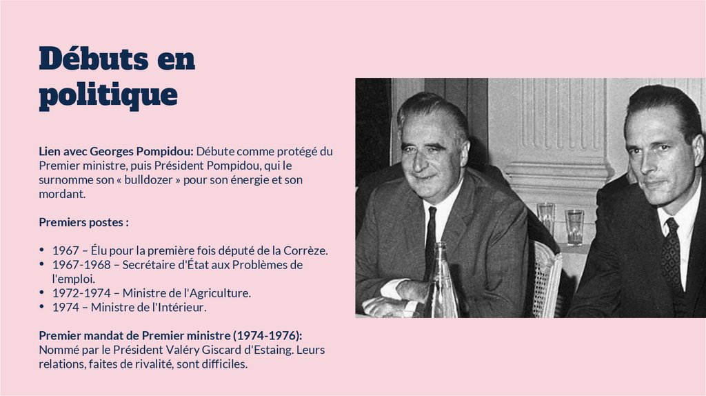 Débuts en politique